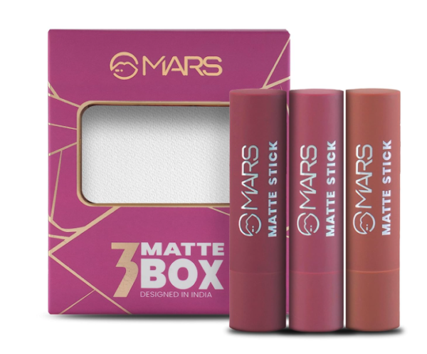 MARS Matte Box Set of 3 Lipsticks