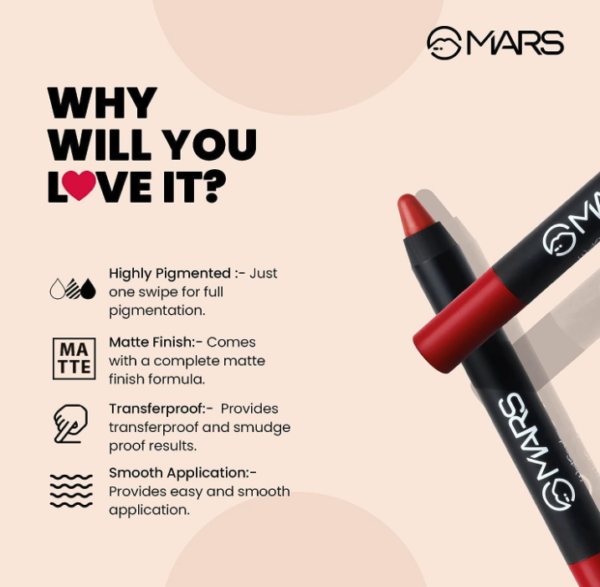 MARS Long Lasting Crayon Lipstick